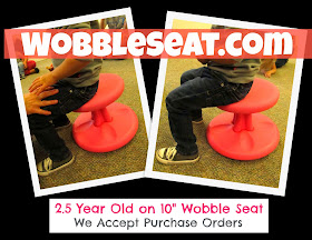 Wobble Seat: Active Seating Alternative.... great for developing core muscles
