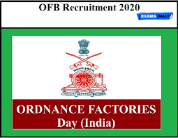 OFB Trade Apprentice Recruitment 2020 Online Form