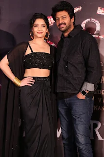 Actress Ritika Singh at Valari Movie Trailer Launch event