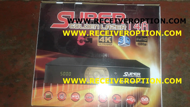 SUPER GOLDEN LAZER 14A HD RECEIVER CCCAM OPTION