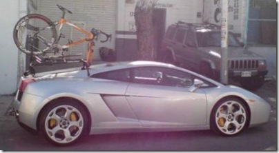 suporte de bike para lamborghini gallardo