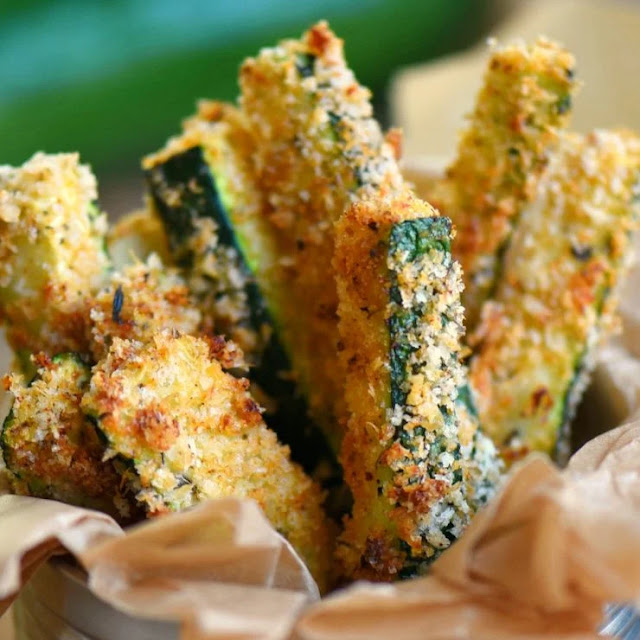 How To Make Baked Zucchini Fries with Parmesan Cheese at Home