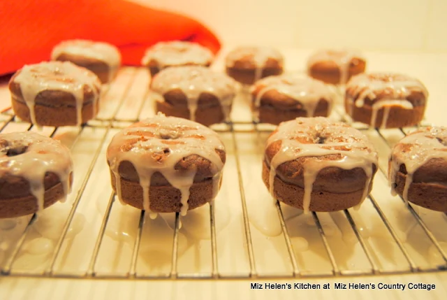 Baked Chocolate Mini Donuts at Miz Helen's Country Cottage