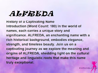 meaning of the name "ALFREDA"