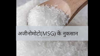 अजीनोमोटो(मोनोसोडियम ग्लूटामेट) से सेहत को होने वाले खतरे, उपयोग और नुकसान