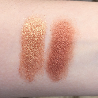 Mono Eyeshadows in Gilded 217 and Gilded 218 Swatches