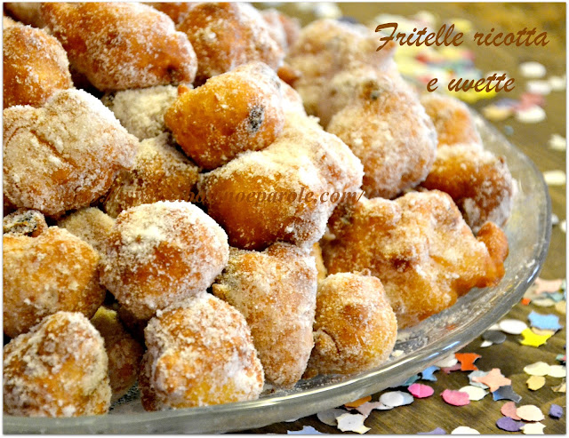 Frittelle di ricotta - carnevale