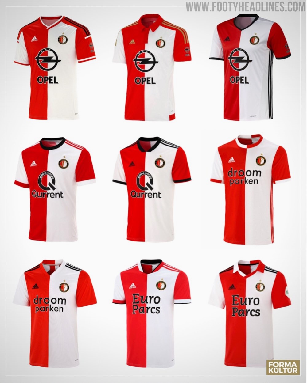 Feyenoord Home Kit - Most Consistent Football Shirt Europe? - Footy Headlines