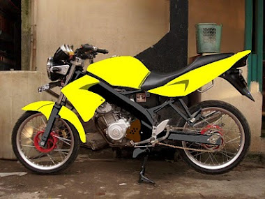 Vixion Modif Kuning Velg Jari-Jari