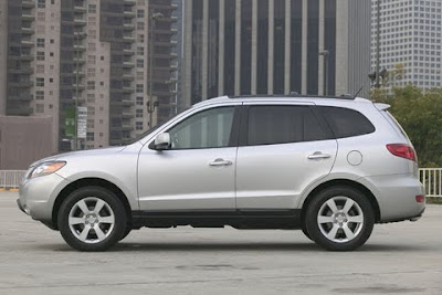 2010 Hyundai Santa Fe Side View