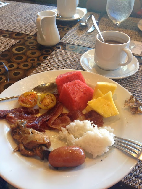 Good food at Bellevue Resort Bohol