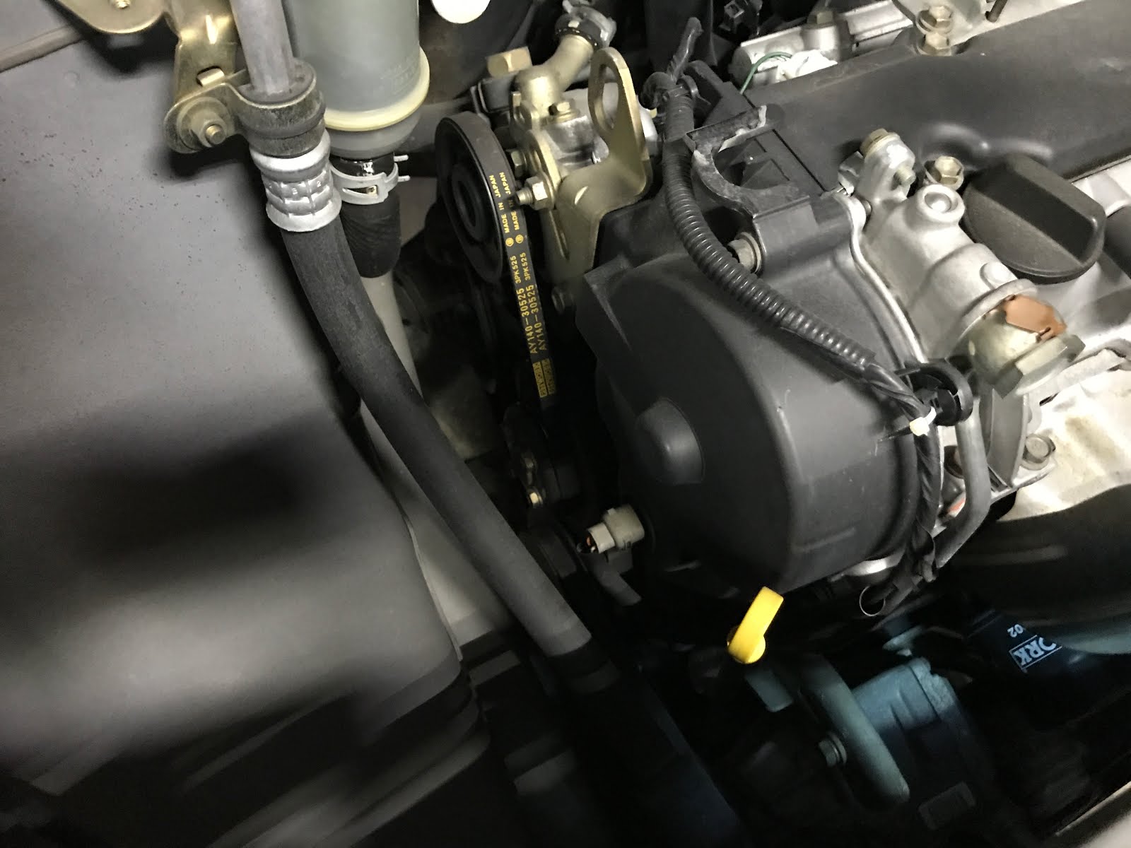 車修理の日々 ダイハツefエンジン タイミングベルト交換