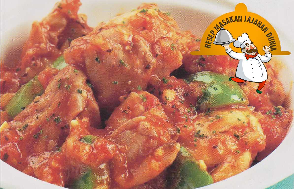 RESEP INTERNASIONAL AYAM MASAK ALA PEMBURU ITALIA | Resep Masakan Jajanan Dunia