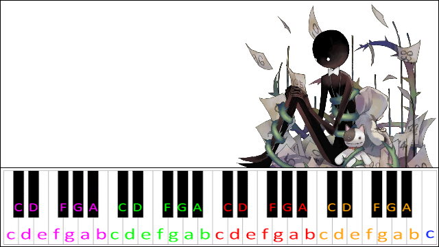 The 105th Days by Pianoboy (Deemo) Piano / Keyboard Easy Letter Notes for Beginners