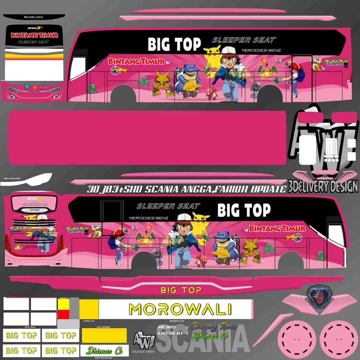 livery bus simulator bintang timur