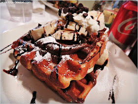 Nutella Banana Waffle $12