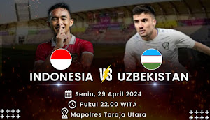 Semifinal Piala Asia U-23, Polres Toraja Utara Ajak Masyarakat Nonton Bareng