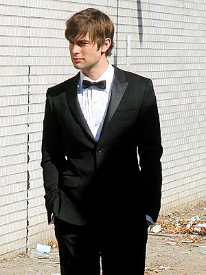 chace wearing black suit