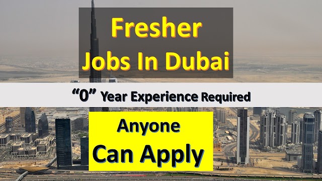 Jobs In Dubai For Fresher | Fresher Jobs In Dubai | Salary 3000AED |