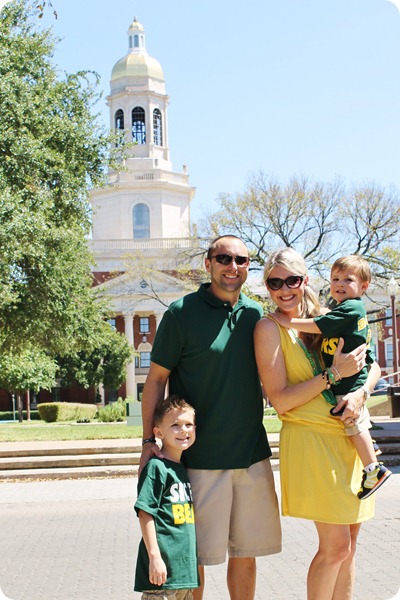 Nash's 1st day of School & Baylor Game 007