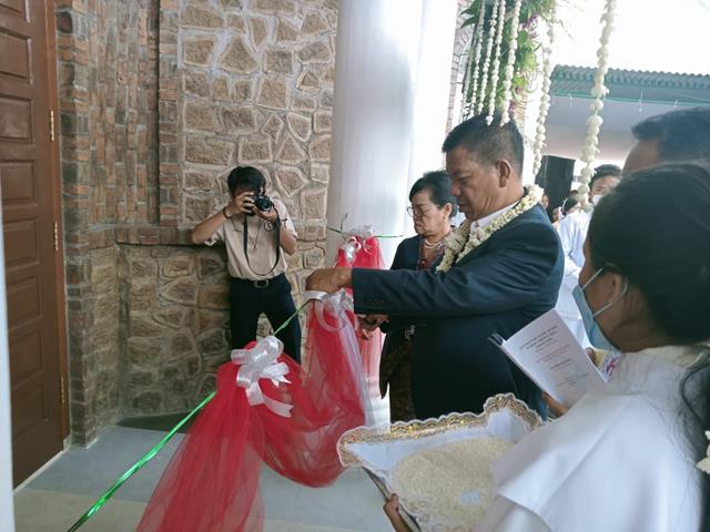 Peresmian Gereja Katolik Santa Maria Di Tanah Jawa Dihadiri Dandim 0207/Simalungun