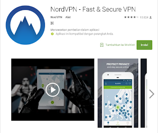 Aplikasi nordVPN Premium Terbaik dan Terpopuler di Android