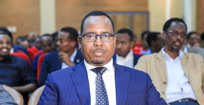 The Somali president's advisor criticizes President Deni's absence from the constitution talks