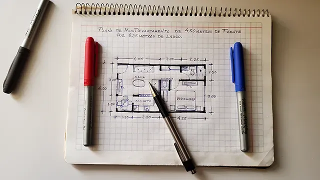 Diseño en Cuaderno: Crea tu Mini-departamento a Mano | Tutorial de Dibujo Arquitectónico.