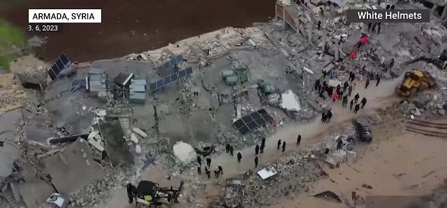 Turkey Earth Quake Aerial View
