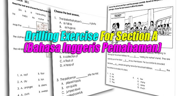 UPSR: Drilling Exercise For Section A (Bahasa Inggeris 