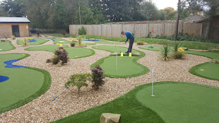 Mini Golf course at Formby Golf Centre