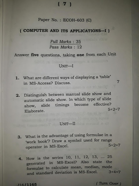 previous year question paper assam university