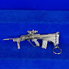 Miniatur Senjata Steyr AUG Mini Asli Import Koleksi Pajangan Hiasan Gantungan Kunci