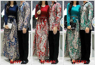 Foto Baju Batik Couple Untuk Pesta