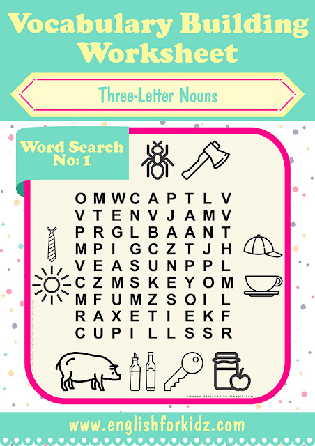 ESL word search puzzle