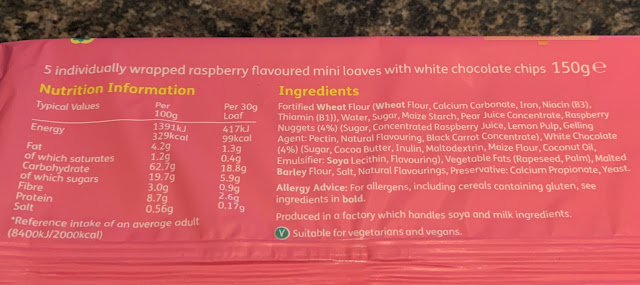 Soreen Raspberry & White Chocolate Mini Loaves