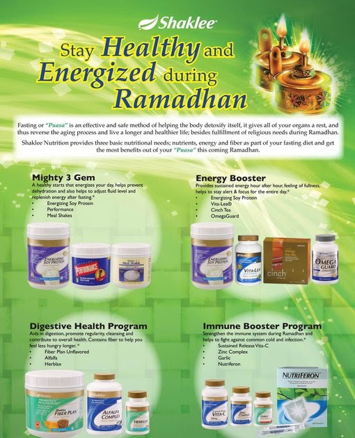 KEKAL SIHAT & BERTENAGA SEPANJANG BULAN RAMADHAN