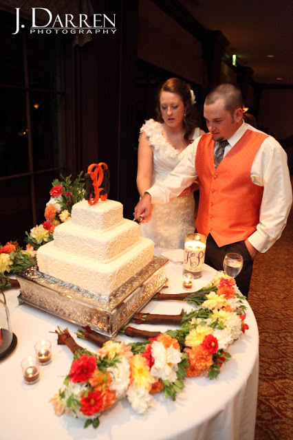 photo of Cakes by Whitney wedding cake at a Bermuda Run Counrty Club Wedding in Bermuda Run North Carolina