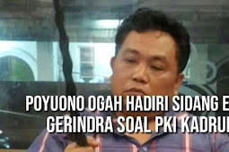 Arief Poyuono Ogah Hadir