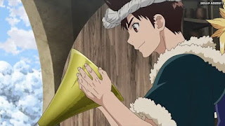 ドクターストーンアニメ 1期24話 最終回 クロム ケータイ | Dr. STONE Episode 24