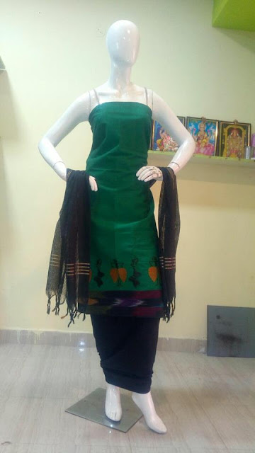 handloom top with embroidery work|