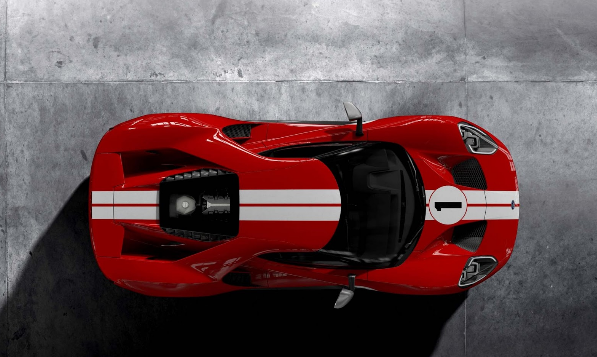 2018 Ford GT '67 Heritage Edition Premieres In Monterey -Include Carbon Fiber Seats with Red Stitching