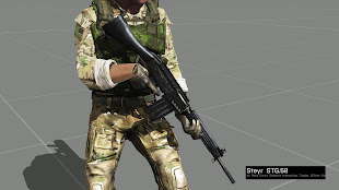 Arma3用HLC MOD Battle RifleパックのFAL