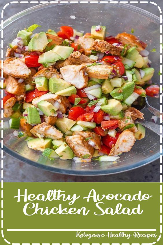 Healthy Avocado Chicken Salad – This salad is so light, flavorful, and easy to make! If you love grilled chicken and avocado, you’ll go crazy for this healthy combo lightened up with a zesty