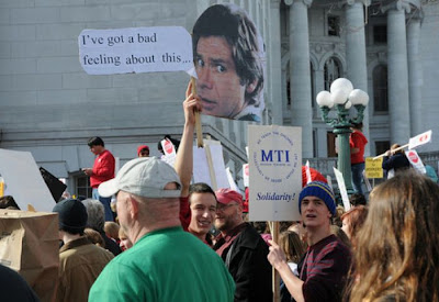 Best Protest Signs At The Wisconsin Capitol Seen On lolpicturegallery.blogspot.com