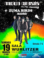 Concierto de Moon Cresta y Zuma Birds en Wurlirzer Ballroom