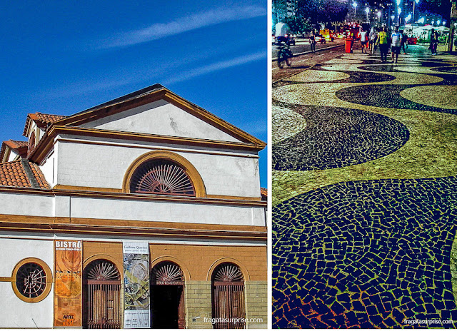 Rio de Janeiro: Casa França Brasil, na Candelária, e o Calçadão da Avenida Atlântica, em Copacabana