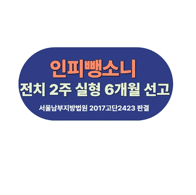 인피뺑소니 전치 2주 실형 6개월 선고