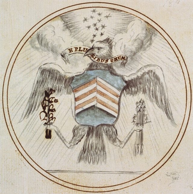 US Great Seal Charles Thomson Preliminary Design