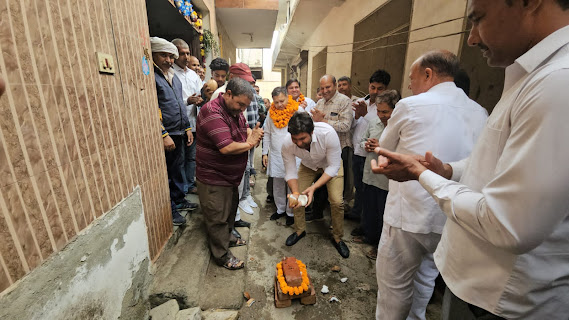  एनआईटी विधायक नीरज शर्मा ने वार्ड-1 में करोडो रू केे कार्याे का शुभारंभ 